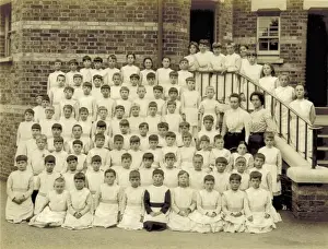 Kensington & Chelsea District School, girls group photo