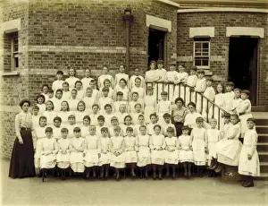 Kensington & Chelsea District School, girls group photo