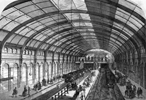 Trains Collection: Kensington Underground Station, West London