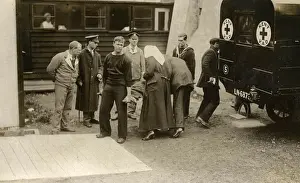 Hannah Prints: Kent VAD ambulance at Ramsgate Town Station