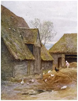 Farm Yard Prints: Kentish Farmyard