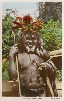 Kenya, Africa - Old Man from pygmy tribe
