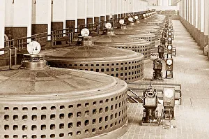Keokuk power plant Iowa USA early 1900s