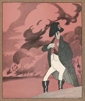 Kerensky Prints: Kerensky as Napoleon