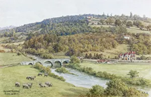 Herefordshire Prints: Kerne Bridge, Ross-on-Wye, Wye Valley, Herefordshire