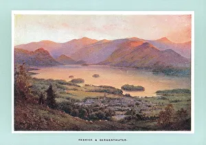 Breanski Prints: Keswick and Derwentwater
