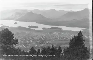Keswick Prints: Keswick and Derwentwater from Latrigg