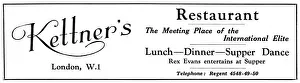 Images Dated 19th February 2018: Kettners advertisement