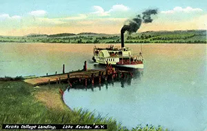 Finger Prints: Keuka College Landing - Lake Keuka, NY State, USA