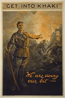 Get into khaki; we are doing our bit