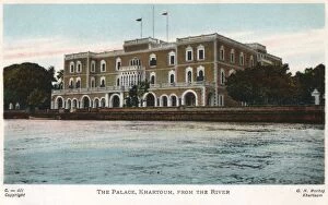 Khartoum Collection: Khartoum, Sudan - The Palace viewed from the river