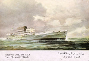 Steamship Gallery: Khedivial Mail Line S.A.E. T.S.S. El Malek Fouad