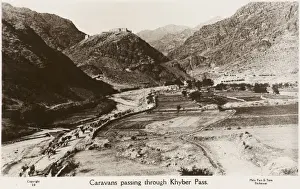Mules Prints: Khyber Pass - Afghanistan / Pakistan - Trade Caravans