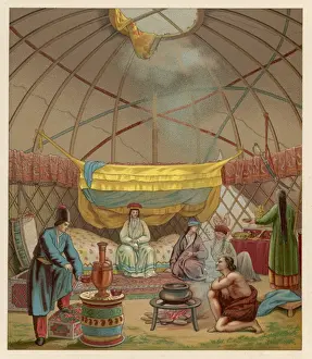 Samovar Prints: Kibitka Interior