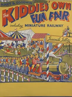 Brightly Prints: Kiddies Own Fun Fair Poster