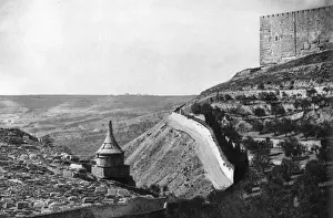 Kidron Prints: Kidron Valley, looking south, near Jerusalem