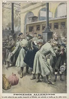 Evacuated Prints: Kids Mistreated by Huns