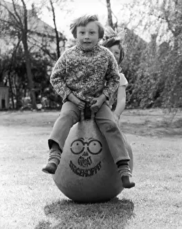 Kids on a Spacehopper