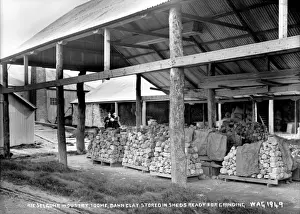Bann Prints: Kieselguhr Industry, Toome, Bann Clay Stored in Sheds