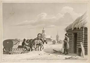 Kiev Prints: Kiev Street Scene 1819