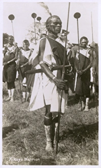 Images Dated 16th December 2011: Kikuyu Warrior - Kenya, East Africa