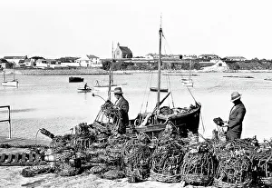 Lobster Prints: Kilmore Lobster Fishing early 1900s