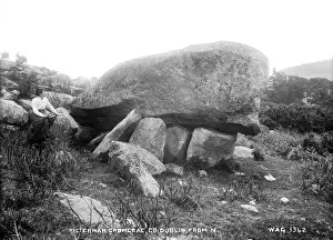 Kilternan Cromlech. Co. Dublin, from N