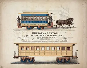 Kimball Prints: Kimball & Gorton Philadelphia RR Car Manufactory, 21st & Ham