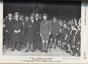 Afghanistan Gallery: King of Afghanistan with Lord Baden Powell