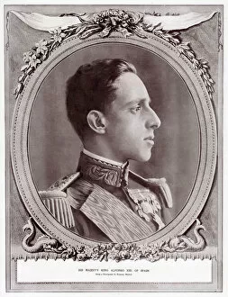 Images Dated 28th January 2021: King Alfonso XIII of Spain (1886 - 1941), also known as El Africano or the African