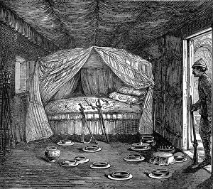 The King of Ashantis bed, 1874
