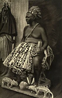 Images Dated 7th August 2018: King Basu Fondong, Cameroon, Central Africa