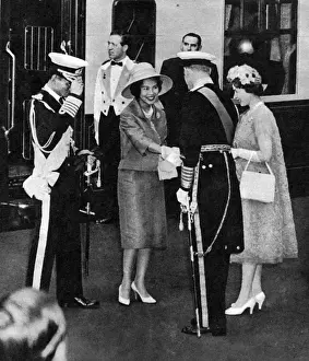 King Bhumibol Adulyadej and Queen Sirikit of Thailand