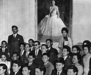 Thailand Gallery: King Bhumibol and Queen Sirikit of Thailand in New Zealand