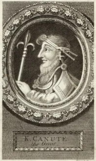 <b class=qtipBold><figcaption>King Canute (Cnut)</figcaption></b><br>KING CNUT / CANUTE King of England (1016-35) and Denmark (1018-35).<br><em>© Mary Evans Picture Library</em> King Canute (Cnut)