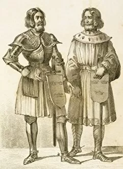 King Canute I of Sweden (1143-1196) with his son Erik Knutss