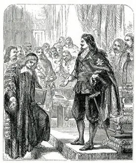 Treason Prints: King Charles I taking the Speaker's Chair