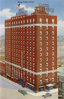 Souvenir Prints: King Cotton Hotel, Greensboro, North Carolina, USA Date: 1943