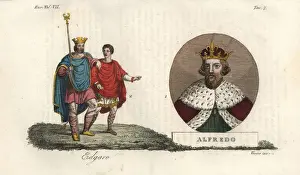 King Edgar of England and King Alfred of Wessex, 9th century