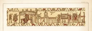 Needlework Prints: King Edward the Confessor's funeral
