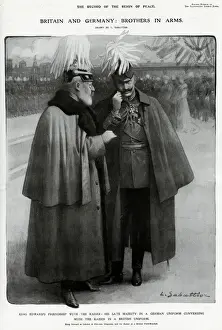 Dragoons Prints: King Edward friendship with Kaiser
