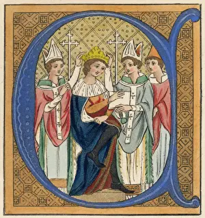 1272 Prints: King Edward I Crowned