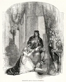 Chronicle Collection: King Edward III and the Countess of Salisbury