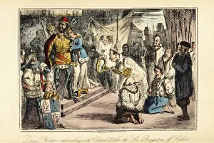 Abbott Gallery: King Edward III of England after the Siege of Calais in 1347