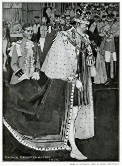 Ceremony of crowning of King Edward VII