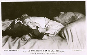 Images Dated 10th August 2016: King Edward VII on his death bed
