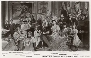 Extended Prints: King Edward VII and extended family - Buckingham Palace