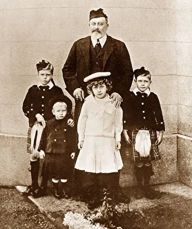 King Edward VII and some of his grandchildren
