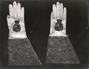 King Edward VII and King George V Coronation gloves