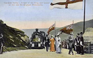 Seventh Prints: King Edward VII at new Birmingham Waterworks - Elan Valley